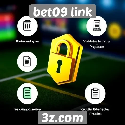 Recursos de segurança no site bet09 link